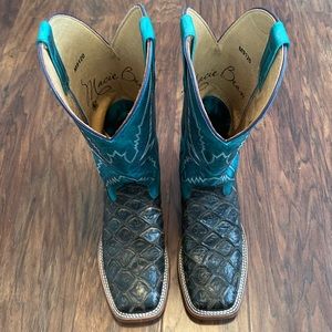 Macie Bean Square Toe Cowboy Boots